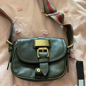 Marc by Marc Jacobs workwear olive green cross body bag
